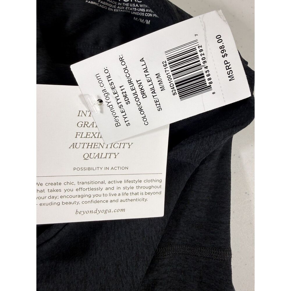 Beyond Yoga Black Mini Atheletic Dress Size Medium - Picture 4 of 8